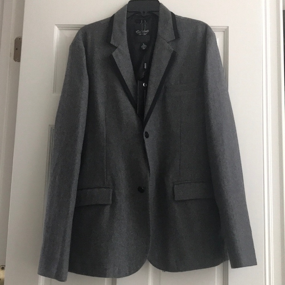 Men’s Civil Society Gray Sport Coat Jacket Large